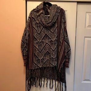 Free People Fringe Sweater size large
